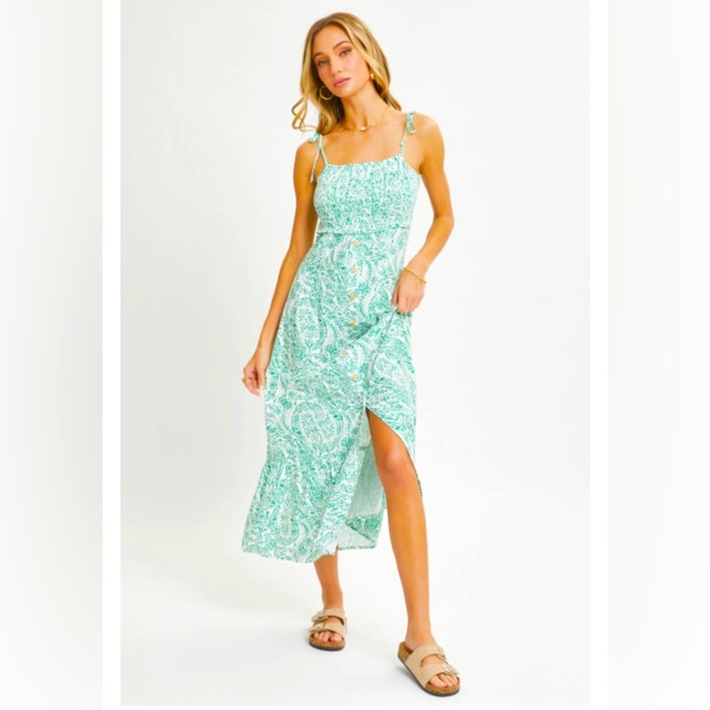 Sweet Lovely by Jen Green Paisley Paradise Dress Medium